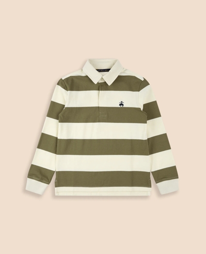 Boys Cotton Rugby Shirt, image 1