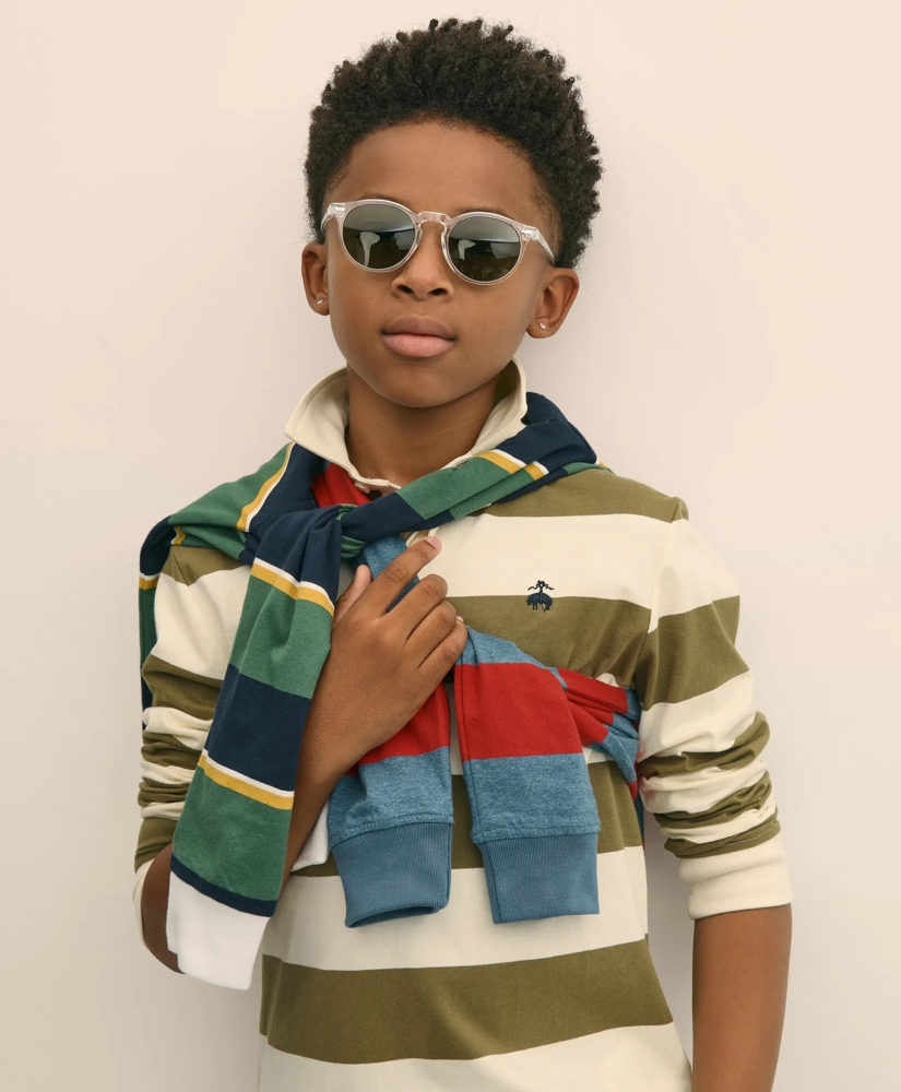 Boys Cotton Rugby Shirt, image 3