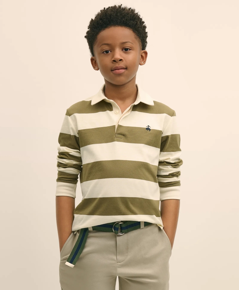 Boys Cotton Rugby Shirt, image 4