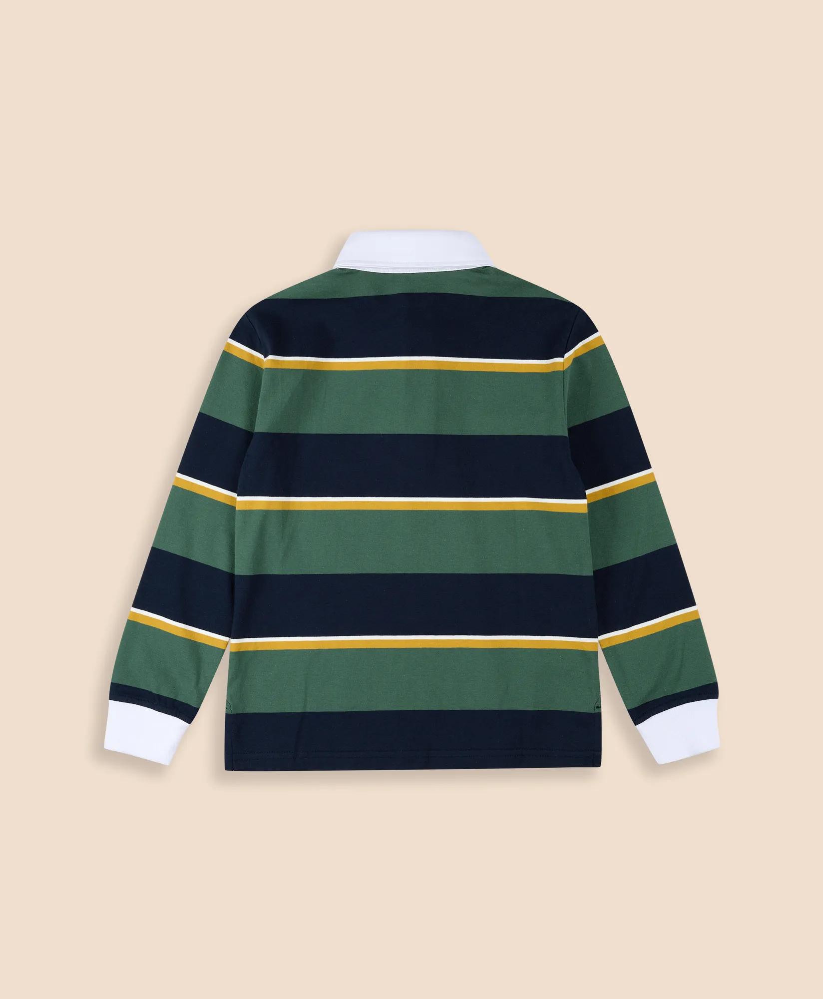 Boys Cotton Rugby Shirt, image 2