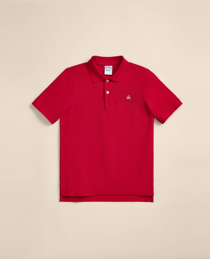 Boys Short-Sleeve Pique Polo, image 1