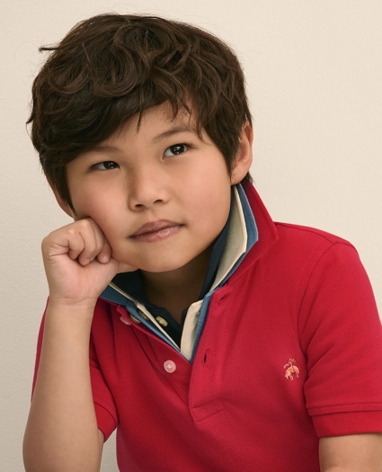 Boys Short-Sleeve Pique Polo, image 3