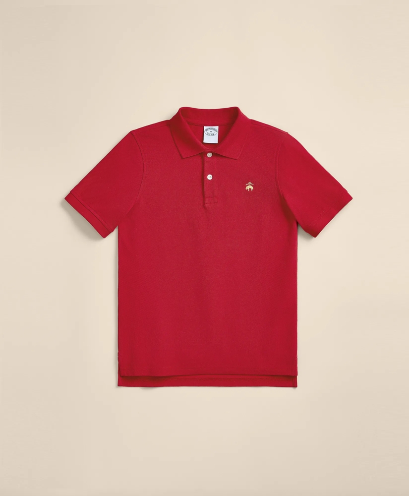Boys Short-Sleeve Pique Polo, image 4