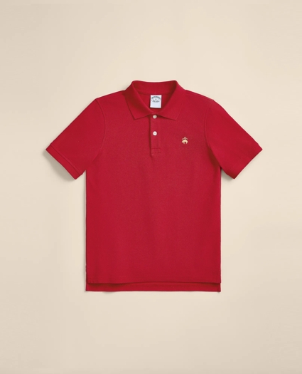 Boys Short-Sleeve Pique Polo, image 4