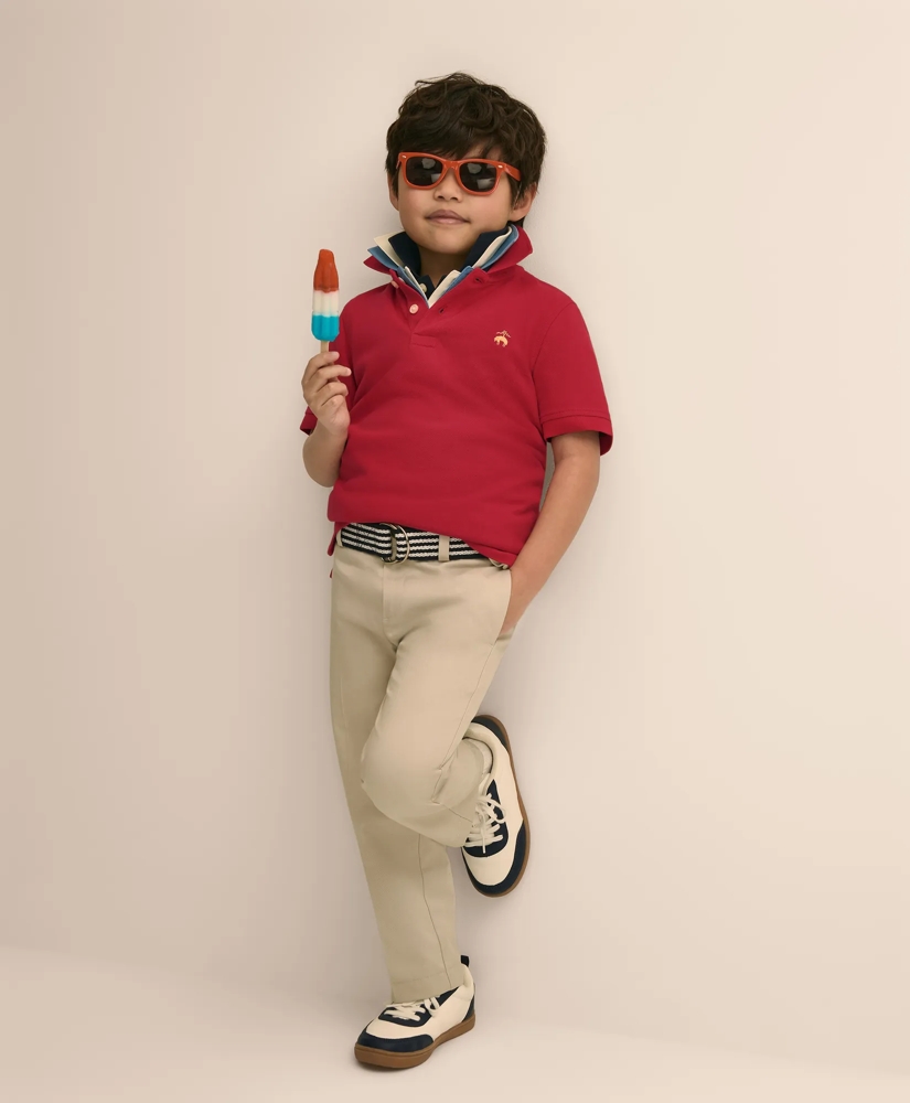 Boys Short-Sleeve Pique Polo, image 7