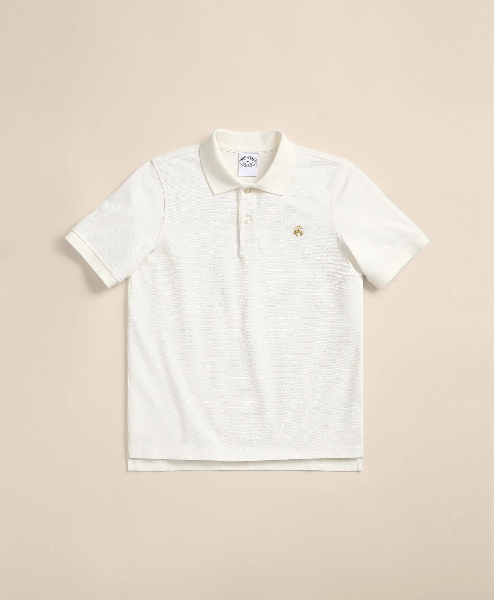 Boys Short-Sleeve Pique Polo, image 1