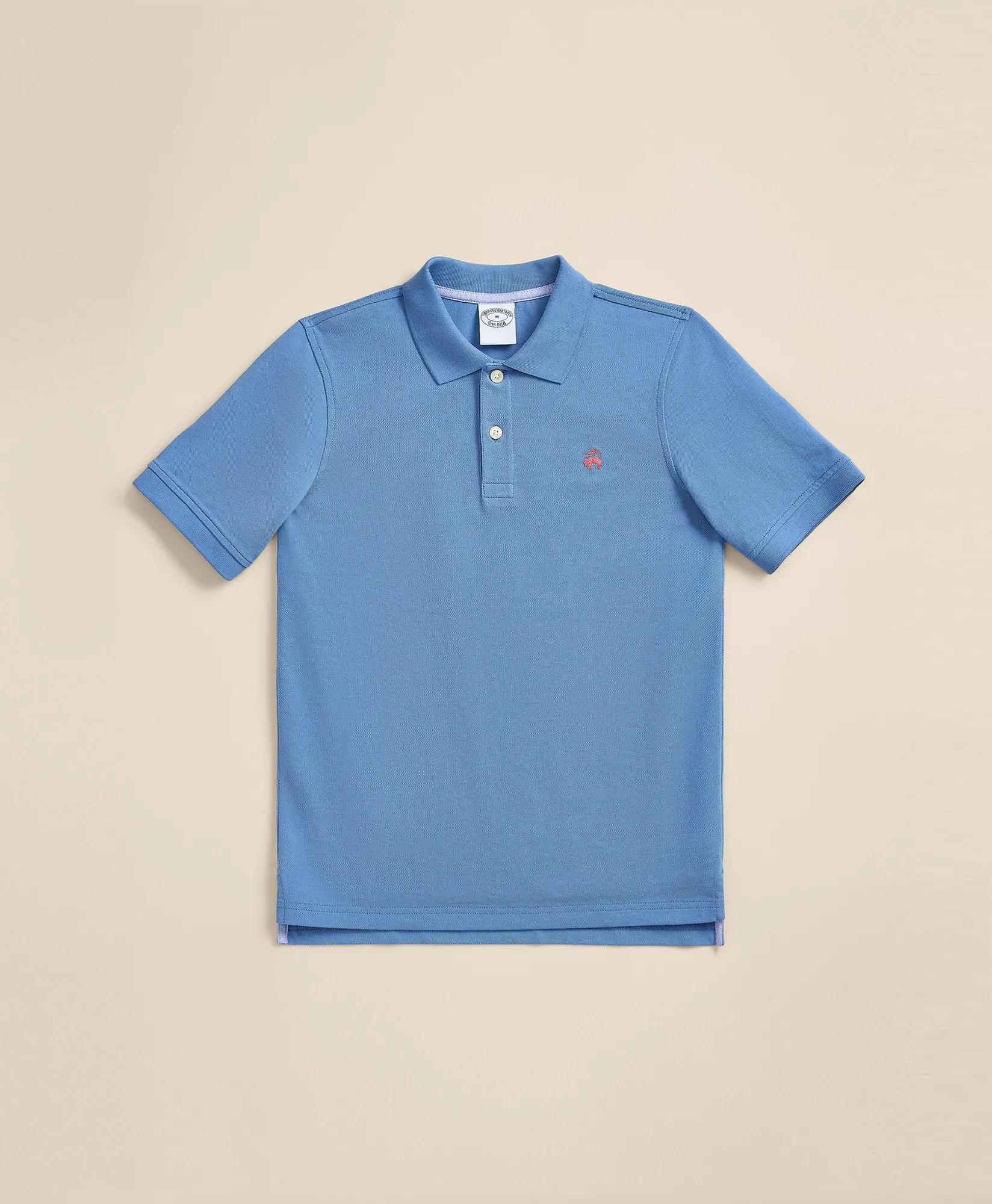Boys Short-Sleeve Pique Polo, image 1