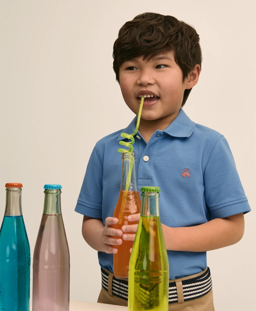 Boys Short-Sleeve Pique Polo, image 5