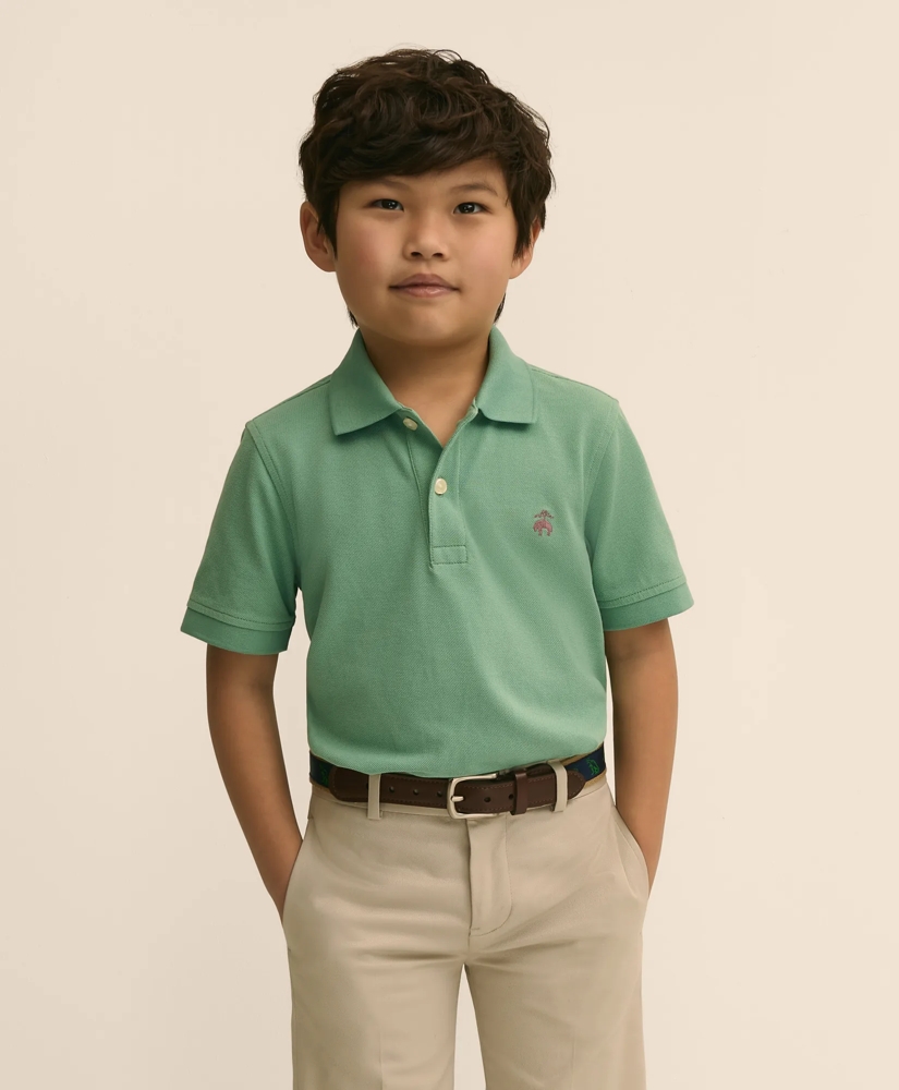 Boys Short-Sleeve Pique Polo, image 3