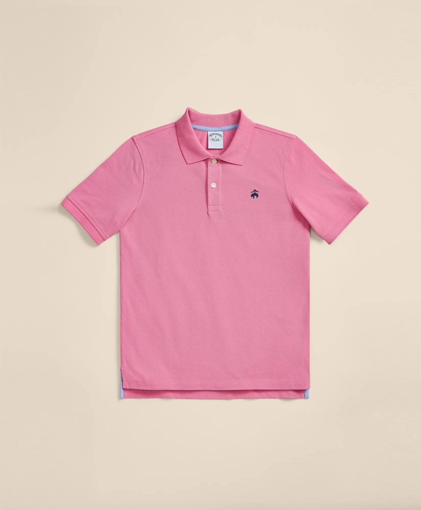 Boys Short-Sleeve Pique Polo, image 3