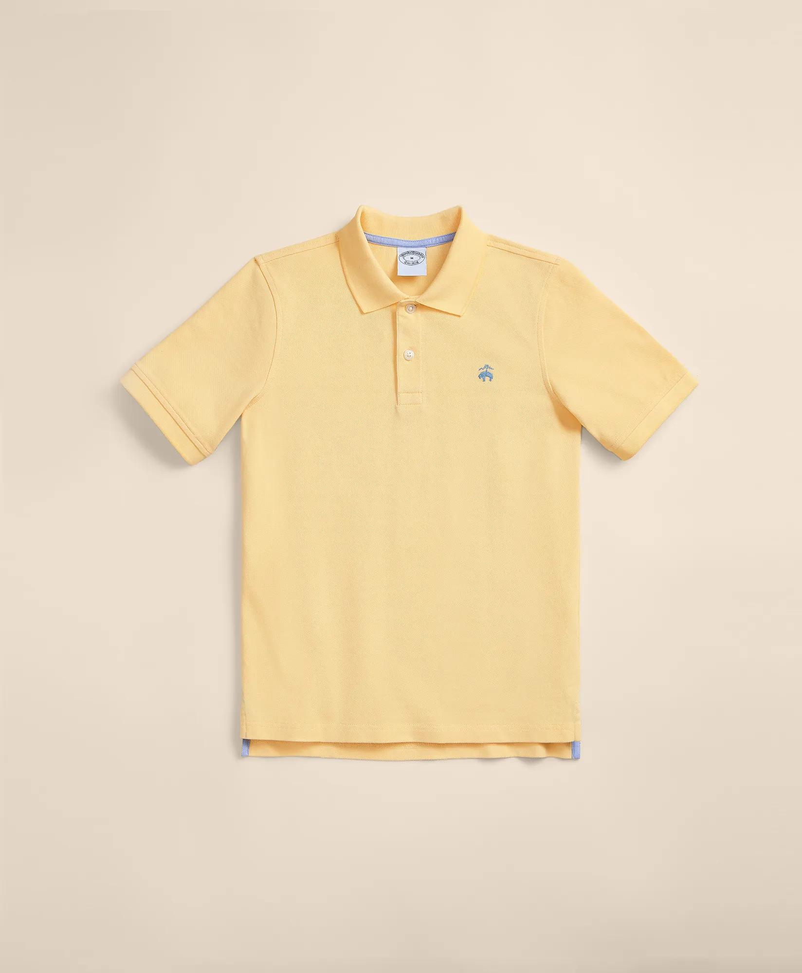 Boys Short-Sleeve Pique Polo, image 1