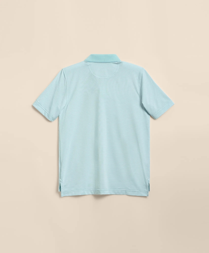 Boys Performance Series Micro-Stripe Polo, image 5