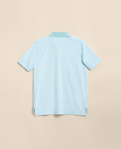Boys Performance Series Micro-Stripe Polo, image 5