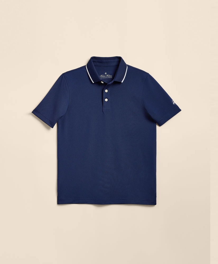 Boys Pique Performance Series Polo, image 3