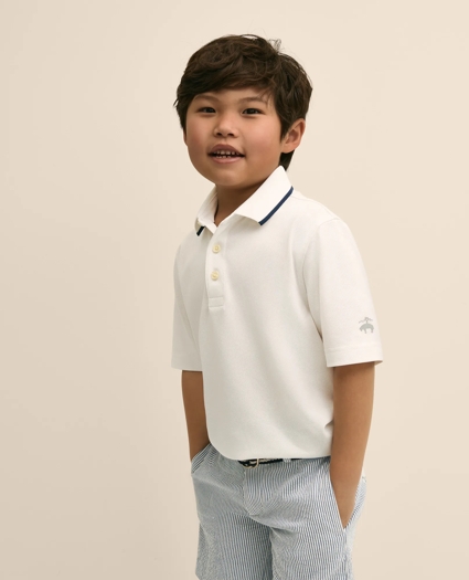 Boys Pique Performance Series Polo, image 1