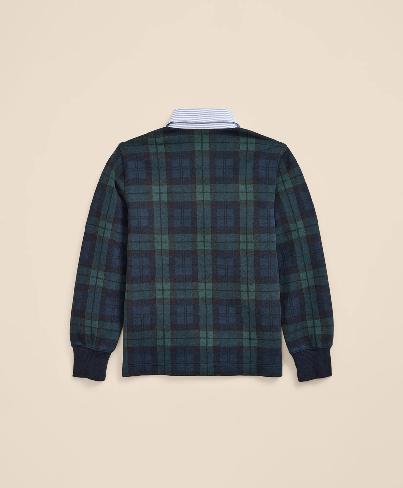 Boys Cotton Black Watch Rugby Shirt, image 3