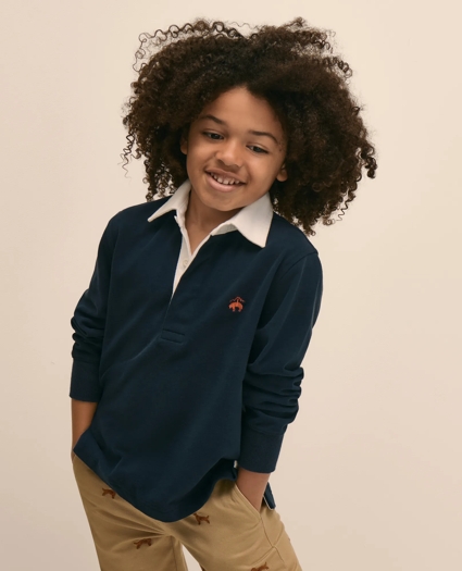Boys Cotton Rugby Shirt, image 3