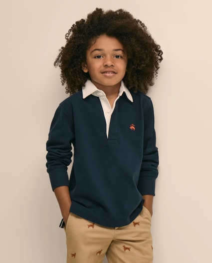 Boys Cotton Rugby Shirt, image 4