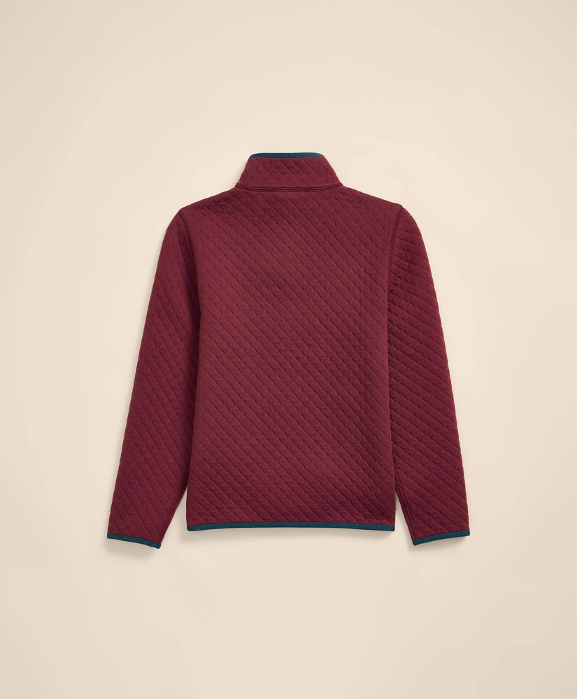 Boys Cotton Blend Quilted Quarter-Zip, image 3