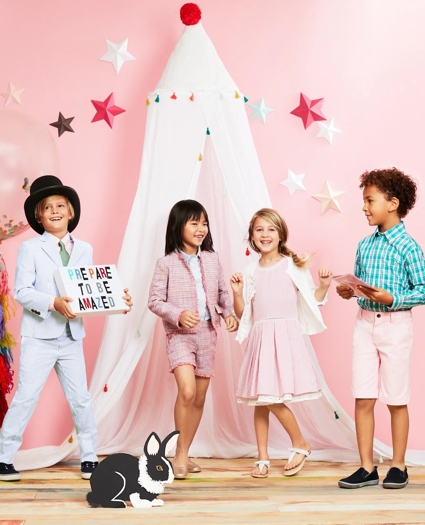 Boys Seersucker Junior Suit Pants, image 2