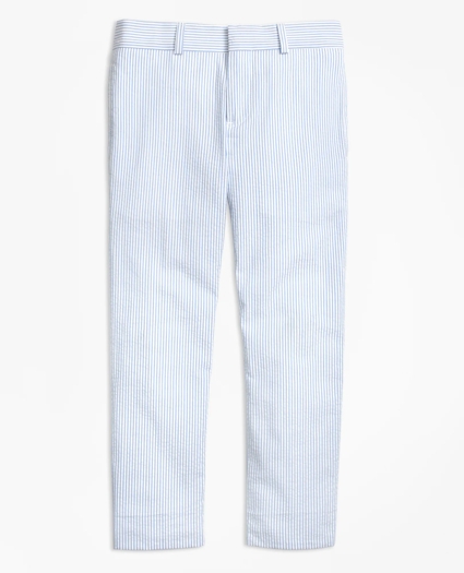Boys Seersucker Prep Suit Pants, image 1