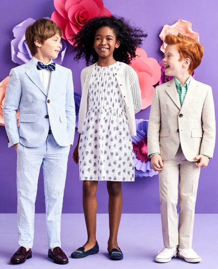 Boys Seersucker Prep Suit Pants, image 3
