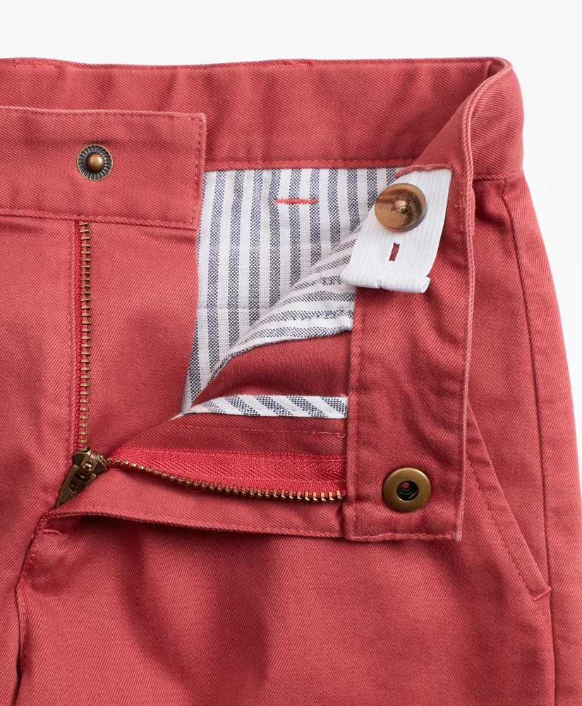 Boys Washed Cotton Stretch Chinos, image 3