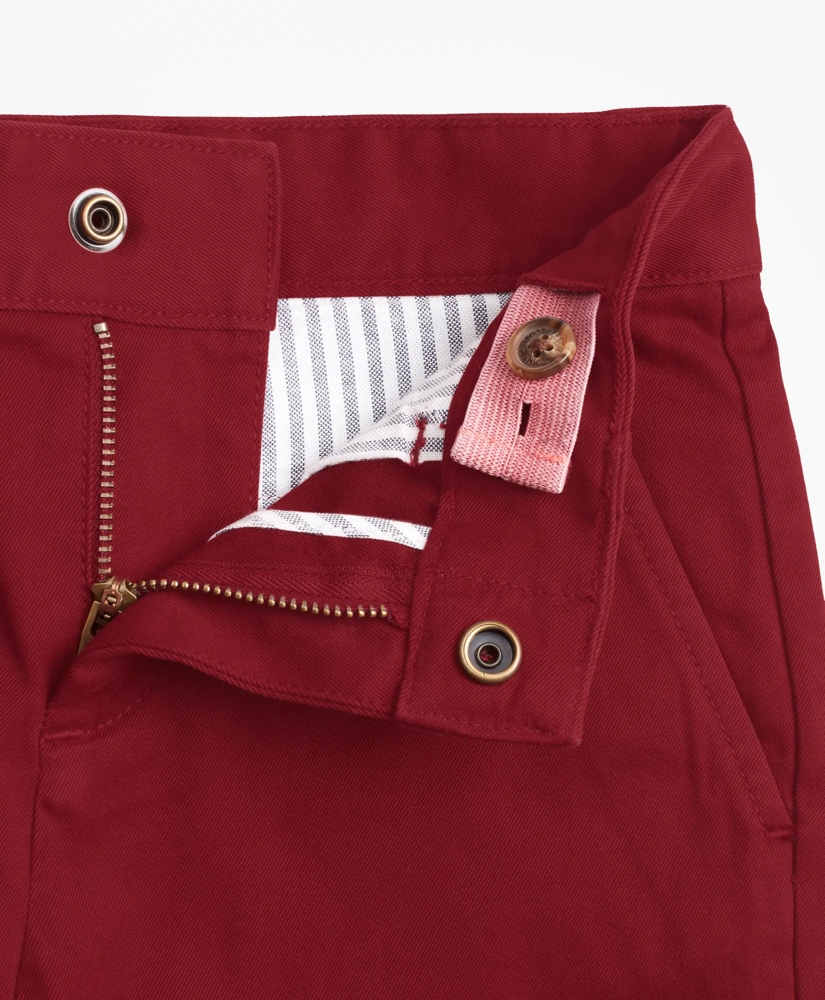 Boys Washed Cotton Stretch Chinos, image 3