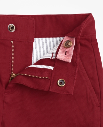 Boys Washed Cotton Stretch Chinos, image 3