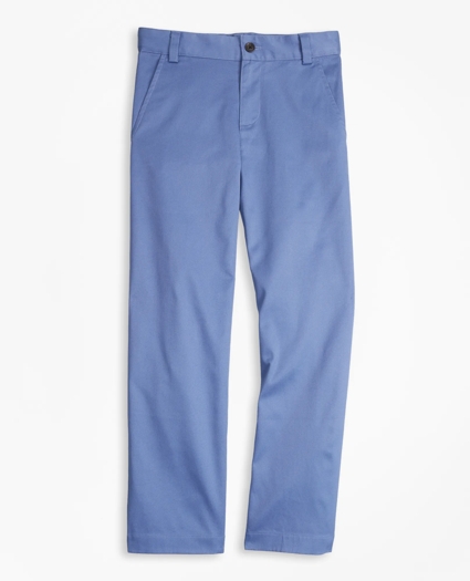 Boys Washed Cotton Stretch Chinos, image 1
