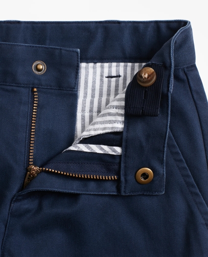 Boys Washed Cotton Stretch Chinos, image 3
