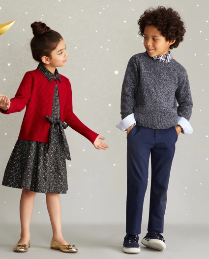 Boys Washed Cotton Stretch Chinos, image 5