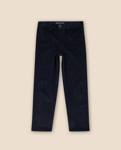 Boys Cotton Five Pocket Corduroy Pants, image 1