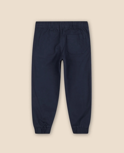 Boys Cotton Twill Jogger Pants with Stretch, image 2