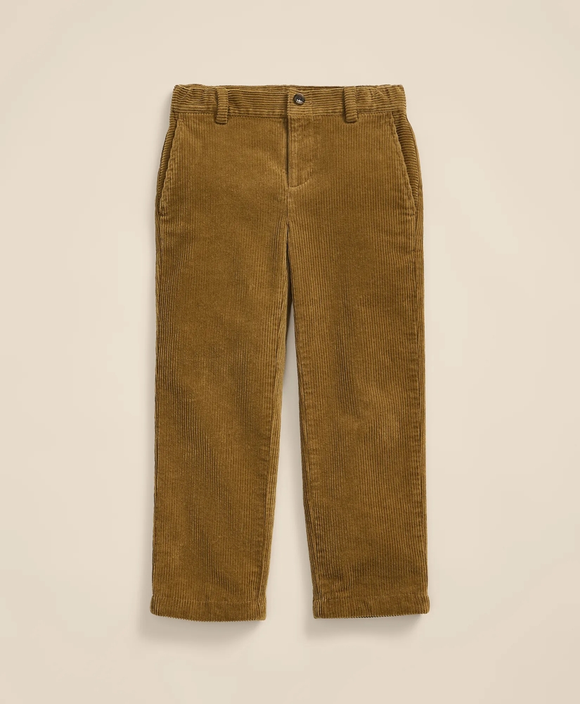 Boys Cotton 8-Wale Corduroy Pants, image 2