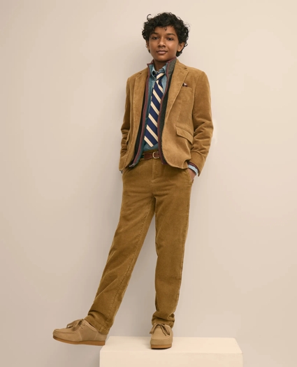 Boys Cotton 8-Wale Corduroy Pants, image 5