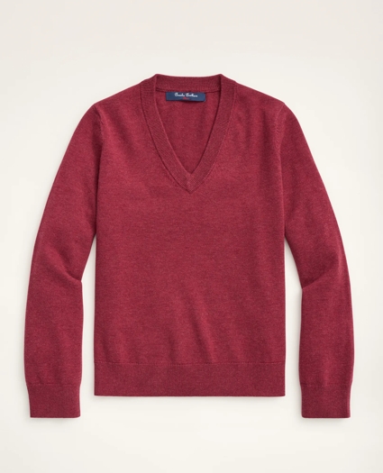 Boys Cotton V-Neck Sweater, image 1