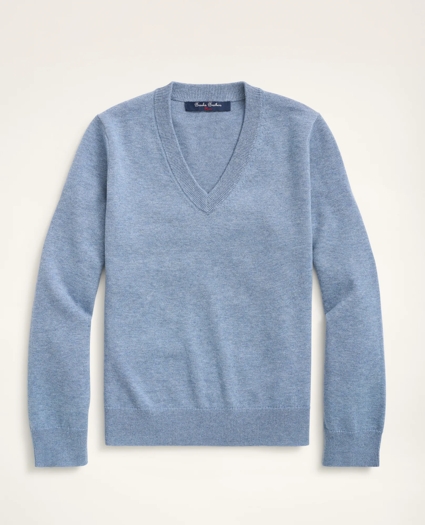 Boys Cotton V-Neck Sweater, image 1
