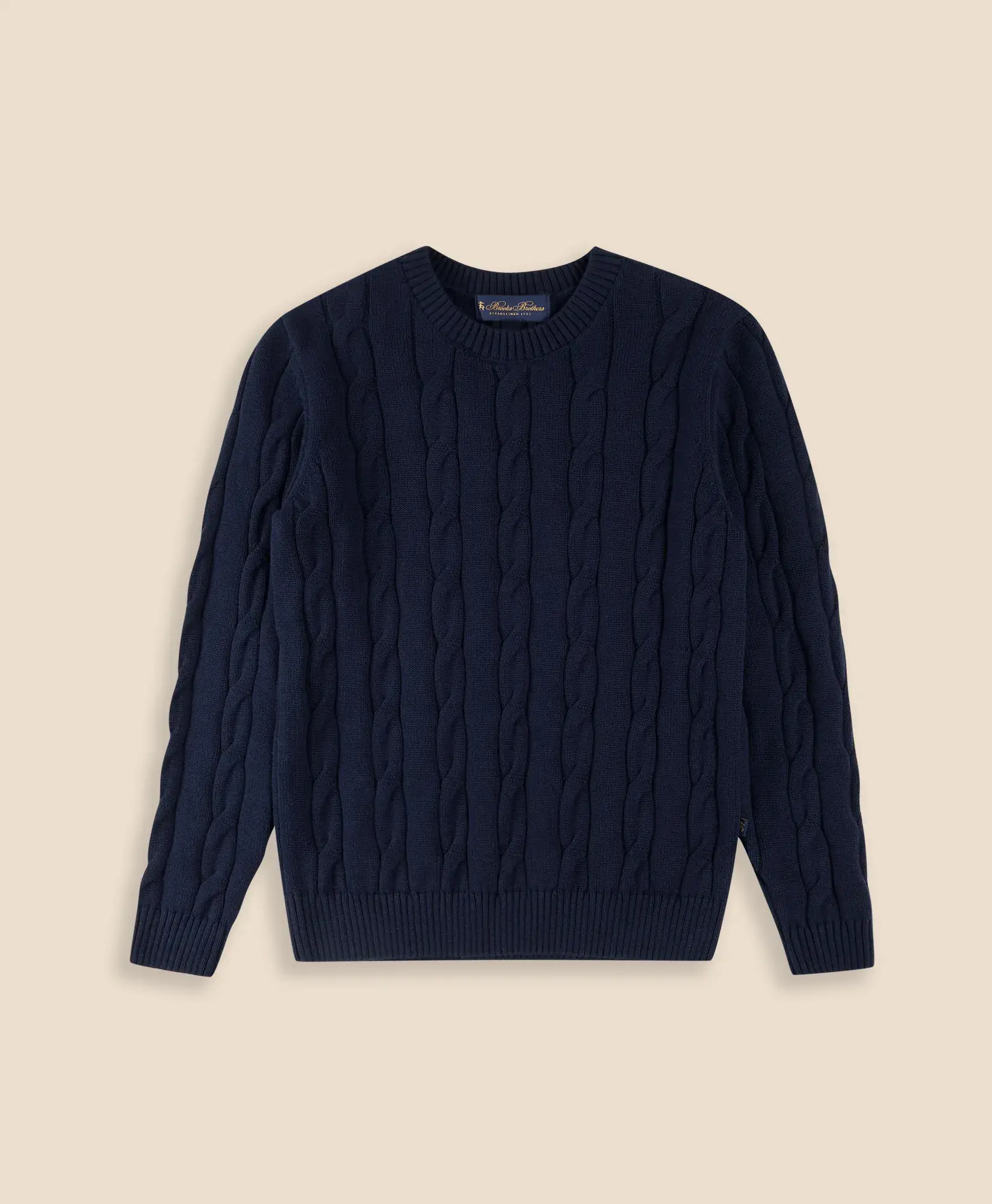 Boys Cotton Cable Sweater
