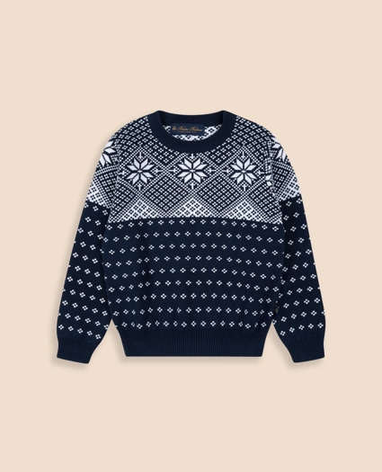 Boys Cotton Holiday Sweater, image 3