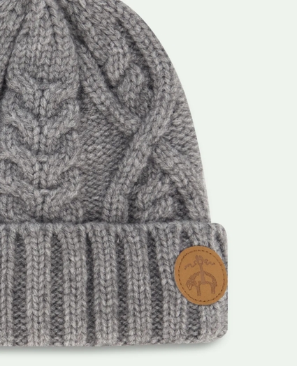 Kids Cable Knit Beanie, image 2
