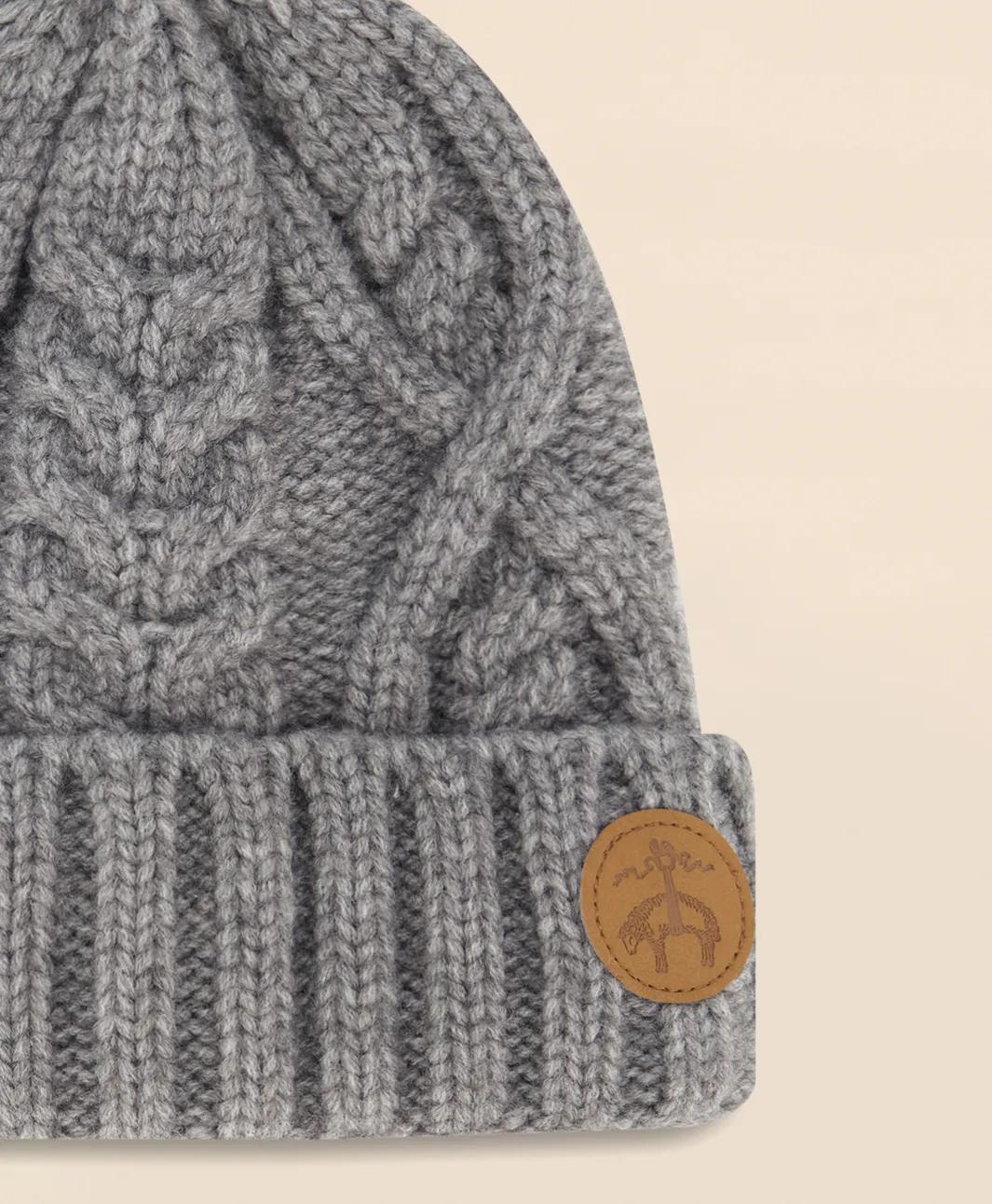 Kids Cable Knit Beanie, image 2