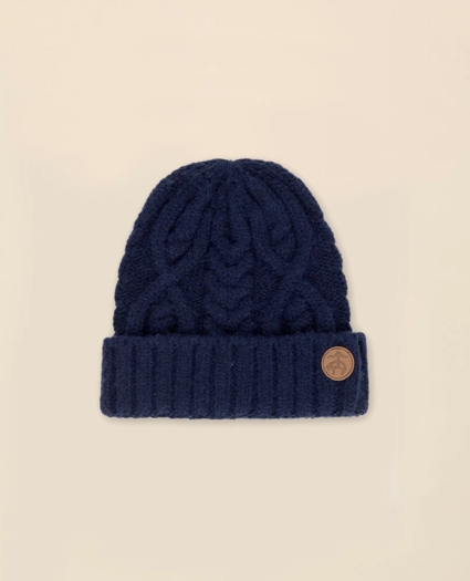 Kids Cable Knit Beanie, image 1