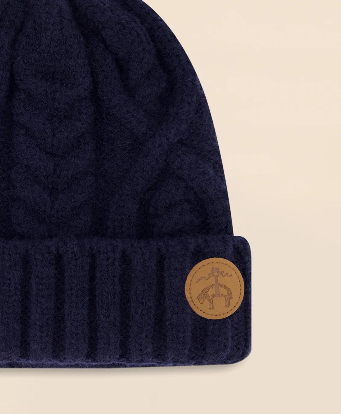 Kids Cable Knit Beanie, image 2