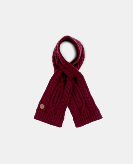 Kids Cable Knit Keyhole Scarf