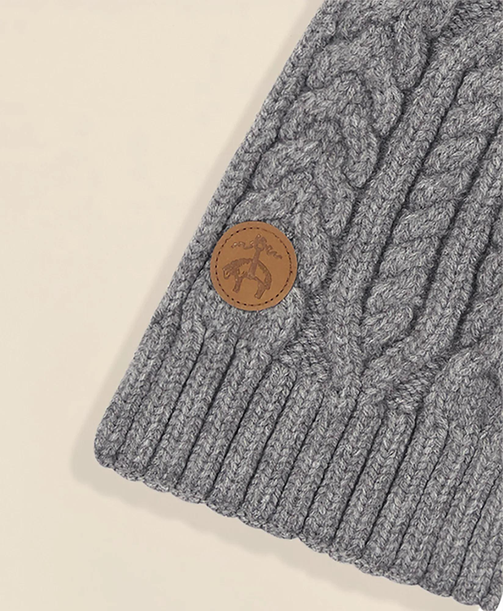 Kids Cable Knit Keyhole Scarf, image 2