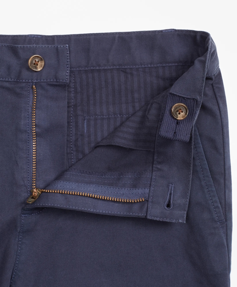 Boys Washed Cotton Stretch Chino Shorts, image 3