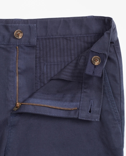 Boys Washed Cotton Stretch Chino Shorts, image 3