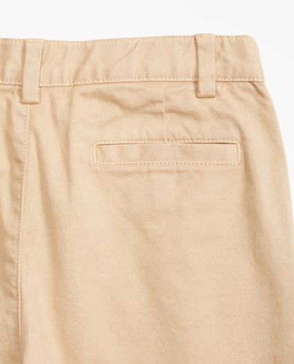 Boys Washed Cotton Stretch Chino Shorts, image 2