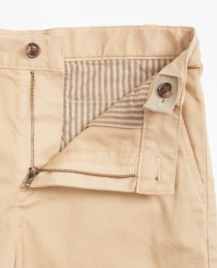 Boys Washed Cotton Stretch Chino Shorts, image 3